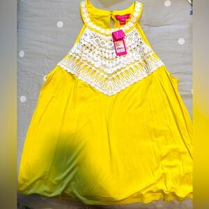 Lily Pulitzer yellow tank top